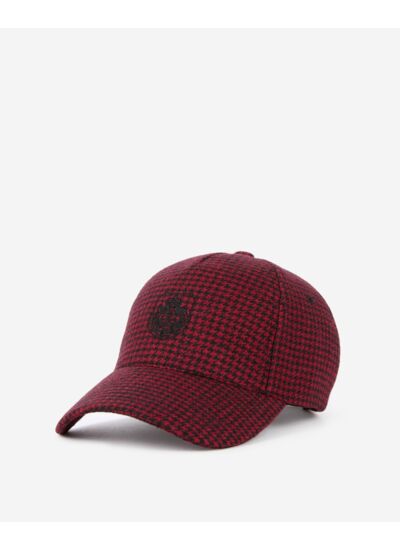 Casquette En Laine Pied De Poule