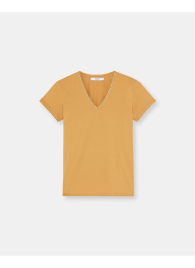 Top Tasmanie Beige en Coton