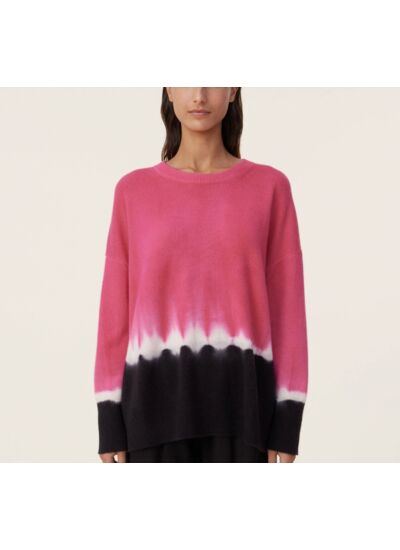 Pull Sienna Stripe Dye Pull Cachemire Oversize Tie & Dye, 4 fils