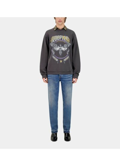 Sweatshirt Avec Print Papillon Devant Homme