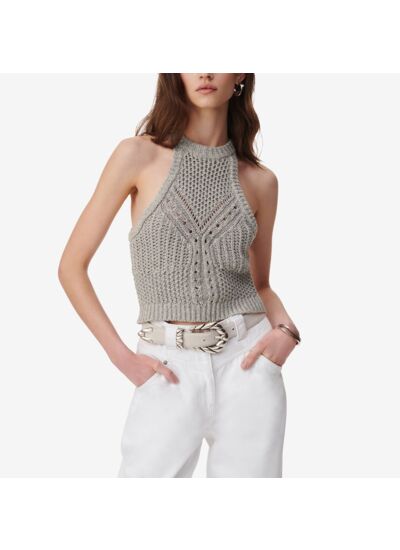 Pull Ajusté Sans Manche Firoza
