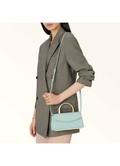 FURLA MERIDIANA MINI CROSSBODY TOP HANDLE - VITELLO SIDNEY+MANICO META