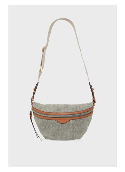 Sac Abbie Sac Banane En Toile Et Cuir Abbie