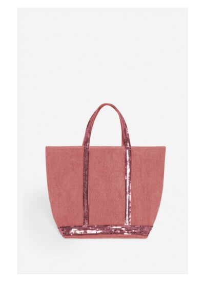 Cabas M En Lin En Viscose Et Polyester