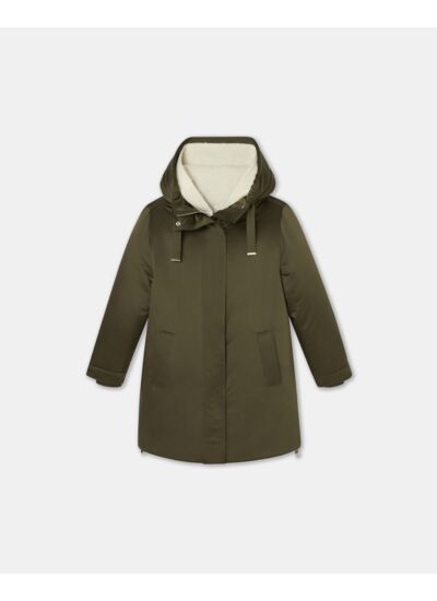 Parka Pemafur Kaki en Polyethylene