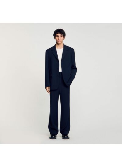 Veste de costume oversize en laine