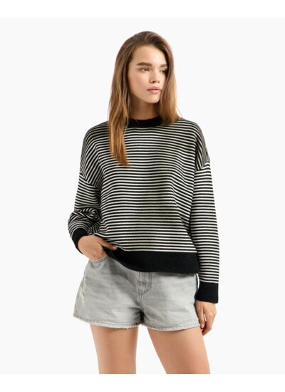 Pullover noir/iso/shaker