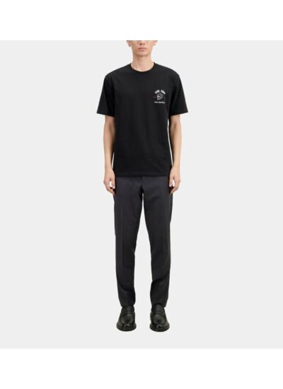 T-Shirt Manches Courtes Avec Broderie Et Print Skull Homme