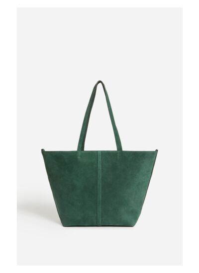 Petit Cabas Daily En Cuir Velours 100% Cuir de Vachette