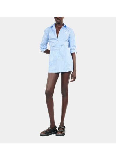 Jupe Courte À Rayures Femme