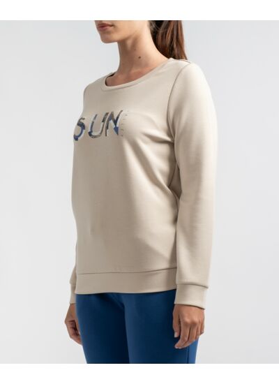 Sweat molleton avec sérigraphie