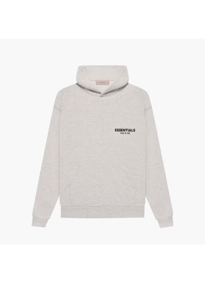 Essentials Fear Of God Hoodie Light Oatmeal Gris Clair