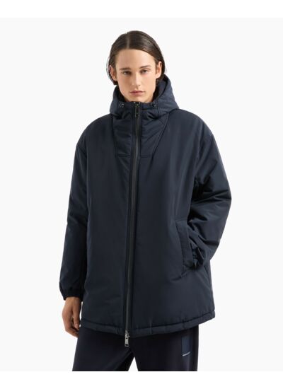 Manteau caban bleu marine