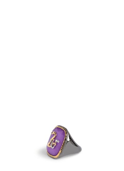 ZV SNAKE SIGNET RING