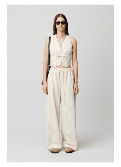 Top veston boutonné