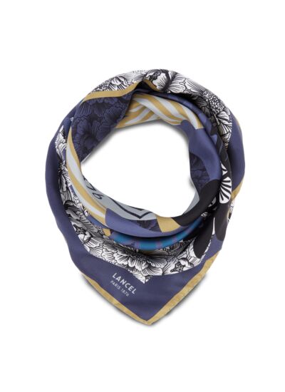 Motif Roxane Jardin D'Asie - Car90 Rox Jar Asie - Multico Cobalt