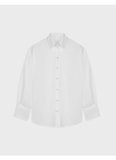 Chemise oversize Lizandra blanche