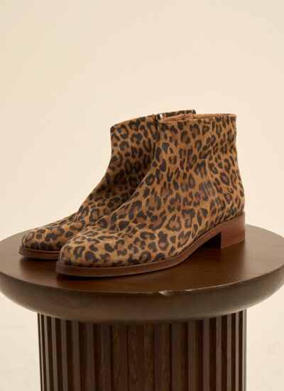Sud Express Bottines chelsea léopard