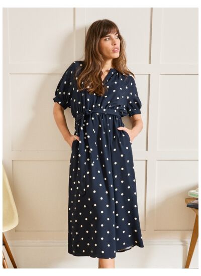 ROBE POIS CREPE