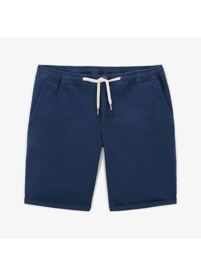 Bermuda 738 indigo avec taille élastiquée