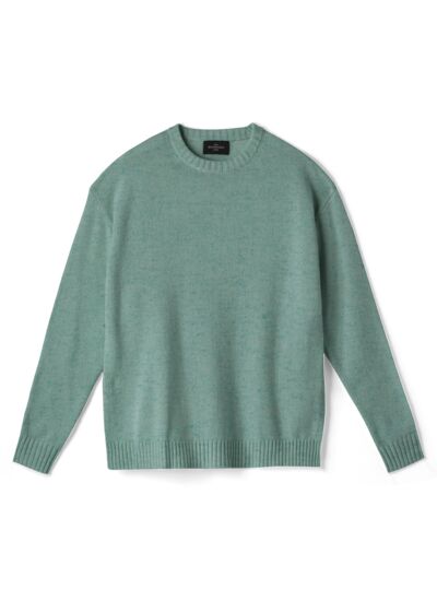 Pull col rond ample - Femme - FEUILLE