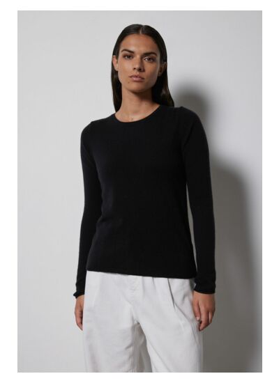 Pull col rond Nami NOIR 011