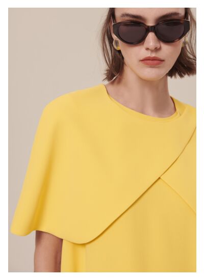 Cape Valentina-Jaune en Polyester
