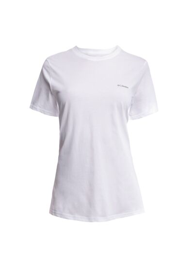W Timberview Trail FS Logo Tee Blanc