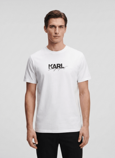 Karl Lagerfeld Stack logo t-shirt