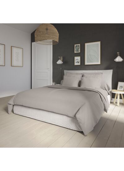 Housse de couette Influence Percale Fumée