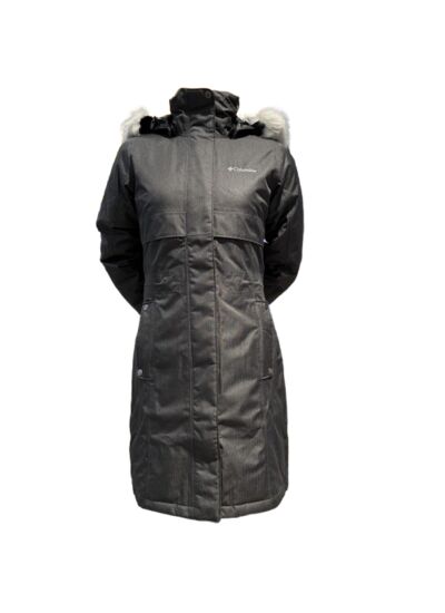 After The Lodge  FS Long Down Jacket Femme Noir