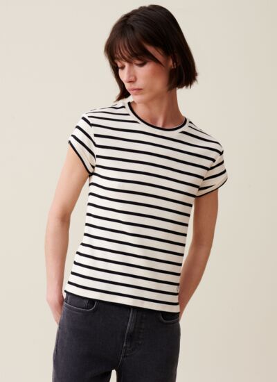 Claudie pierlot T-shirt manches courtes marinière