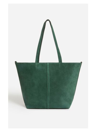 Grand Cabas Daily En Cuir Velours 100% Cuir de Vachette