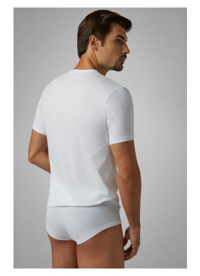 T-Shirt En Jersey De Coton Stretch