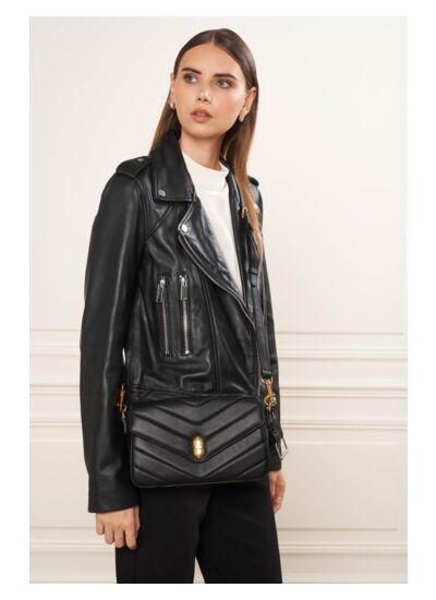 Sac trotteur A rabat avec fermoir Soft Matelassé