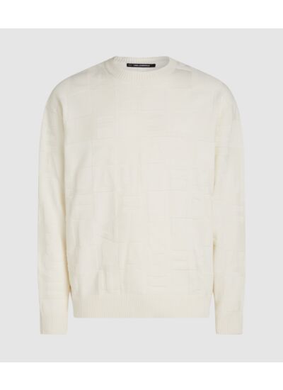 LETTERS JACQUARD SWEATER