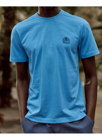 T-shirt rose broderie faguo outdoor