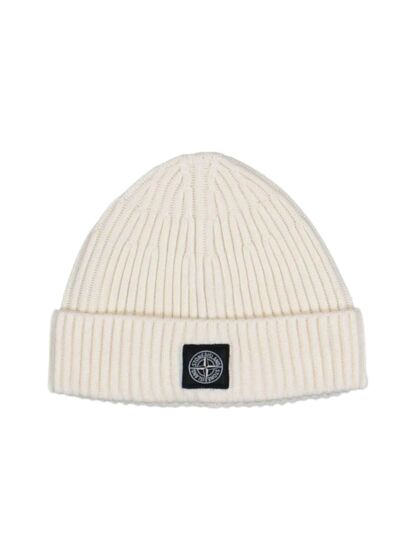 Stone Island Bonnet Laine Beige
