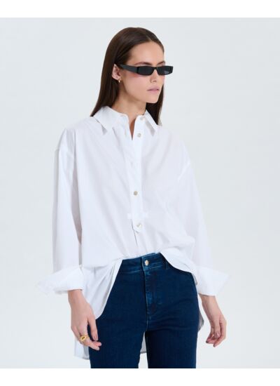 Chemise oversize blanche