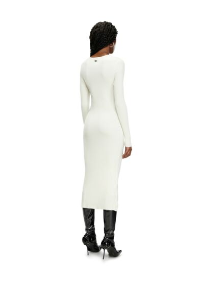 Robe en laine mélangée avec cut-out