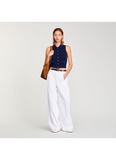 Gilet en laine et cachemire