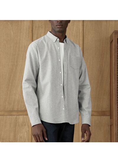 Chemise en flanelle Tribeca Mixed Grey