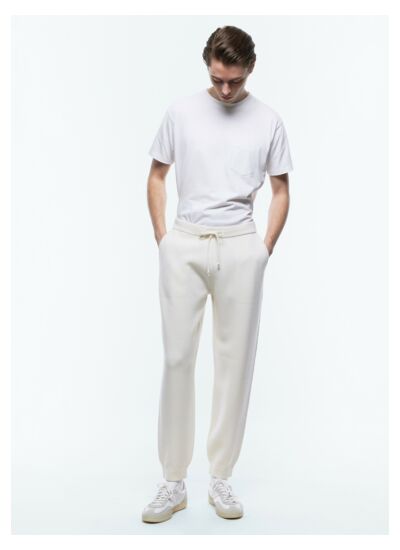 Jogging en laine certifiée et coton