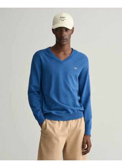 Classic Cotton V-Neck Sweater