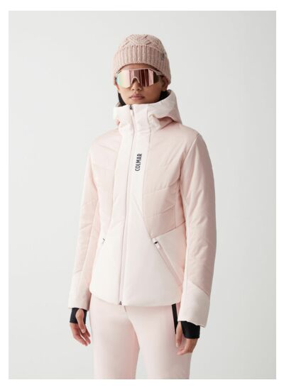 Veste de ski en tissu satiné