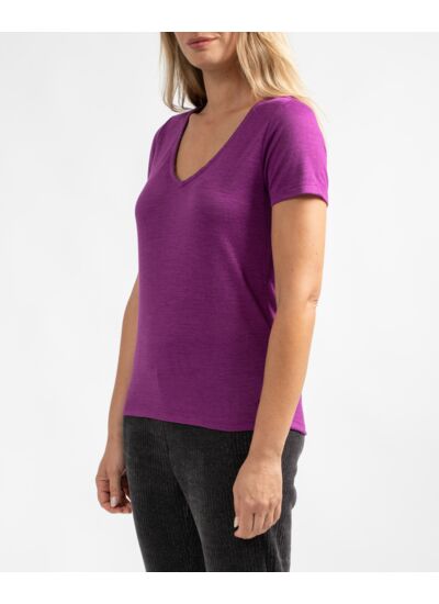 T-shirt manches courtes col V
