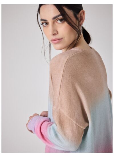 PULL COL V ML FREDDIE BEIGE_CHINE_SWEETY