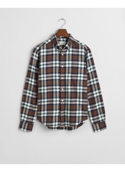 Regular Fit Plaid Flannel Shirt