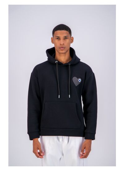 HOODIE COEUR CHIC