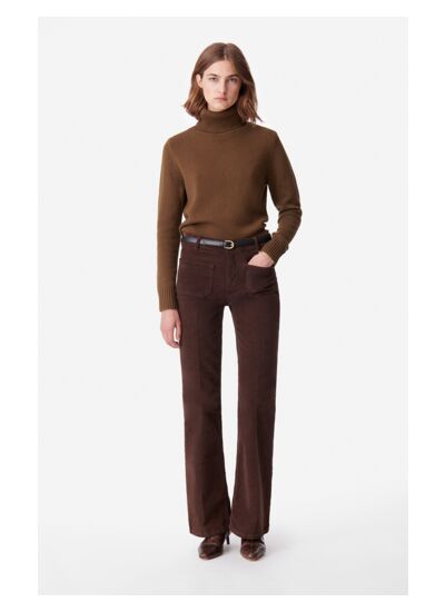 Pantalon Flare Dompay En Coton Mélangé